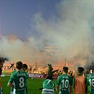 Bohemians - Plzeň 5:2, dění na tribunách