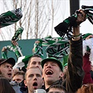 Dění na tribunách: Bohemians - Plzeň