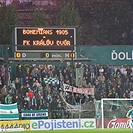 Dění na tribunách: Bohemians - Králův Dvůr