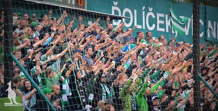 DĚNÍ NA TRIBUNÁCH: Bohemians - Hradec
