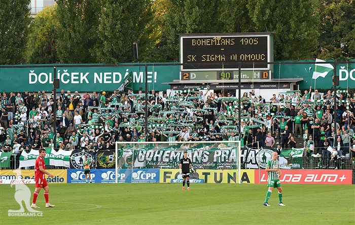Bohemians - Olomouc 2:0 (2:0)