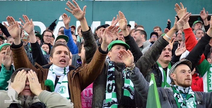 Dění na tribunách: Bohemians - Liberec