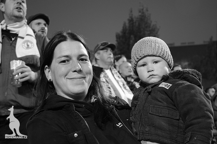 Dění na tribunách: Bohemians - Liberec