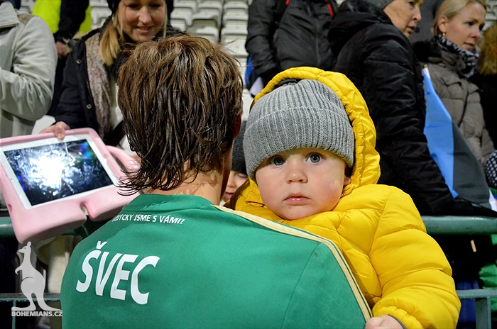 Dění na tribunách: Bohemians - Liberec