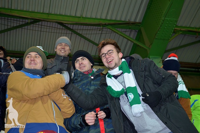 Dění na tribunách: Bohemians - Dukla