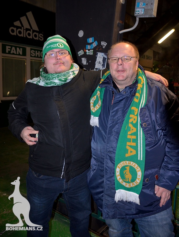 Dění na tribunách: Bohemians - Dukla