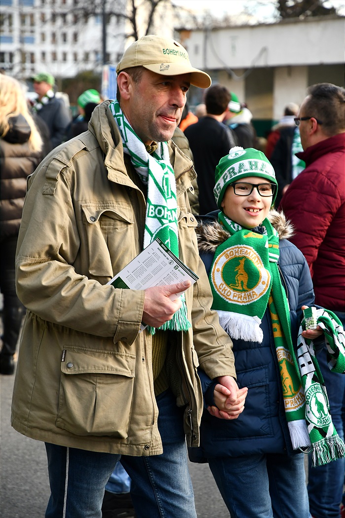 Dění na tribunách: Bohemians - Karviná