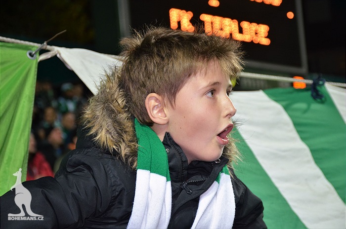 Bohemians - Teplice, dění na tribunách