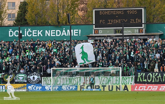 Bohemians - Zlín 3:2 (0:2)
