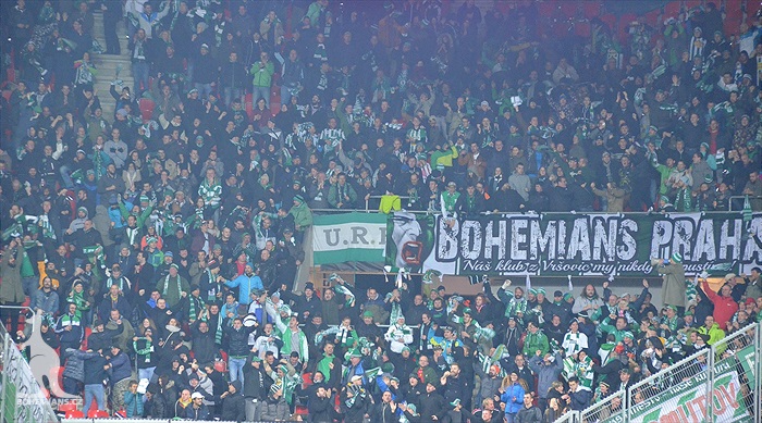Dění na tribunách: Slavia - Bohemians