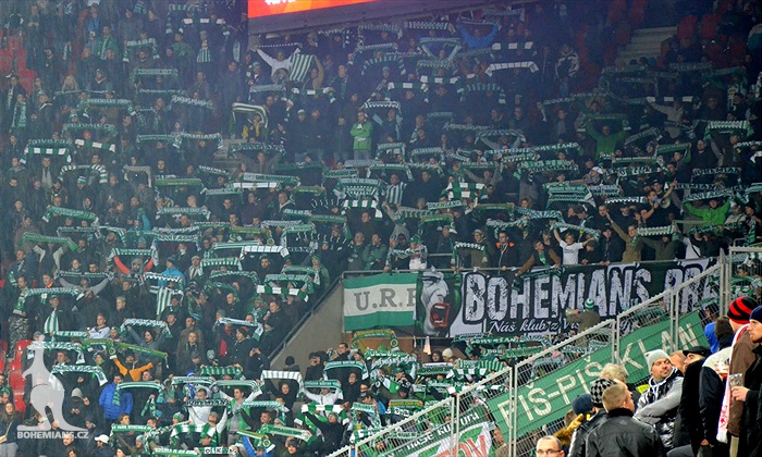 Dění na tribunách: Slavia - Bohemians