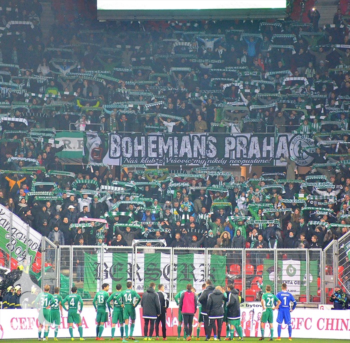 Dění na tribunách: Slavia - Bohemians