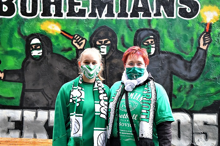 Dění na tribunách: Bohemians - Sparta