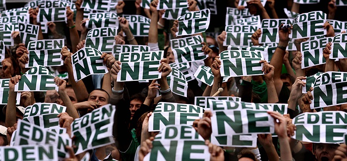 Fanoušci vyjádřili svůj názor na budoucnost stadionu Bohemky.