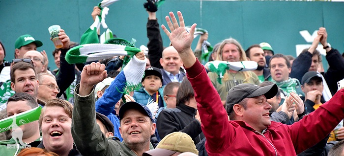 Dění na tribunách: Bohemians - Jihlava