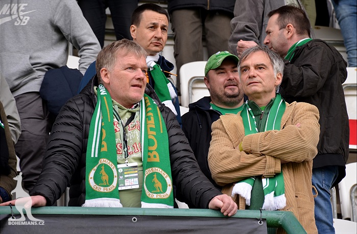 Dění na tribunách: Bohemians - Jihlava