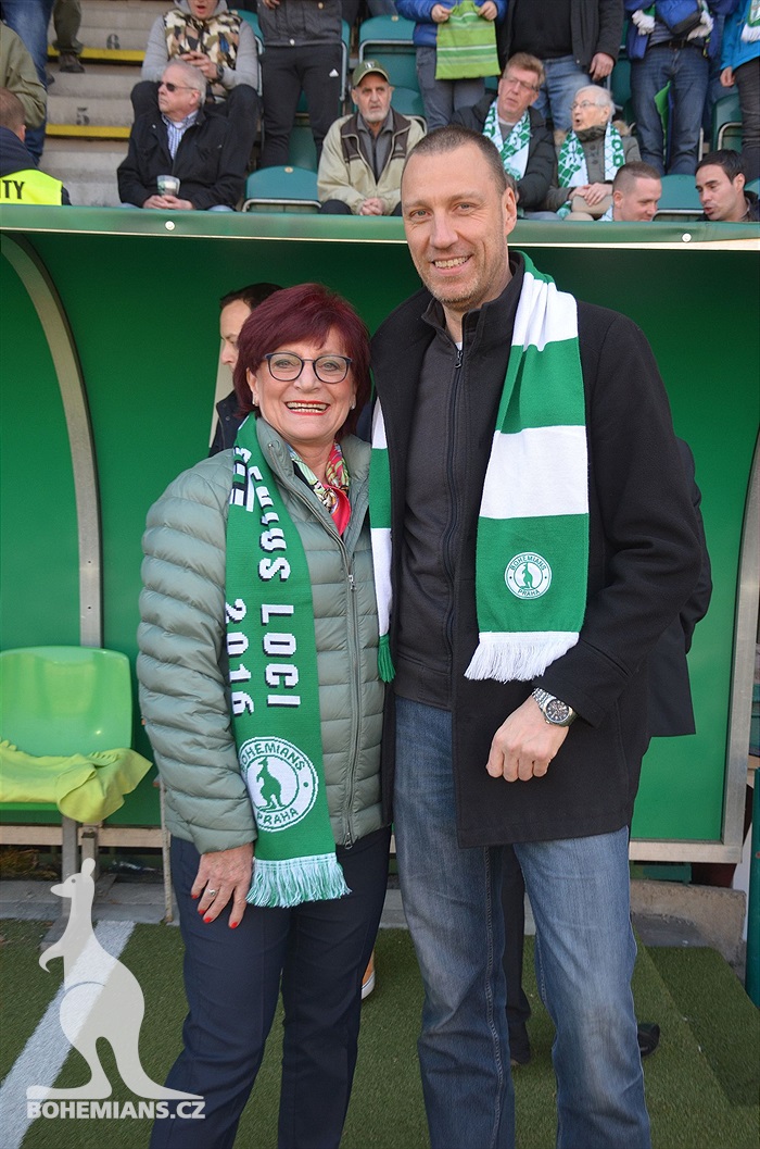 Bohemians - Plzeň 5:2, dění na tribunách