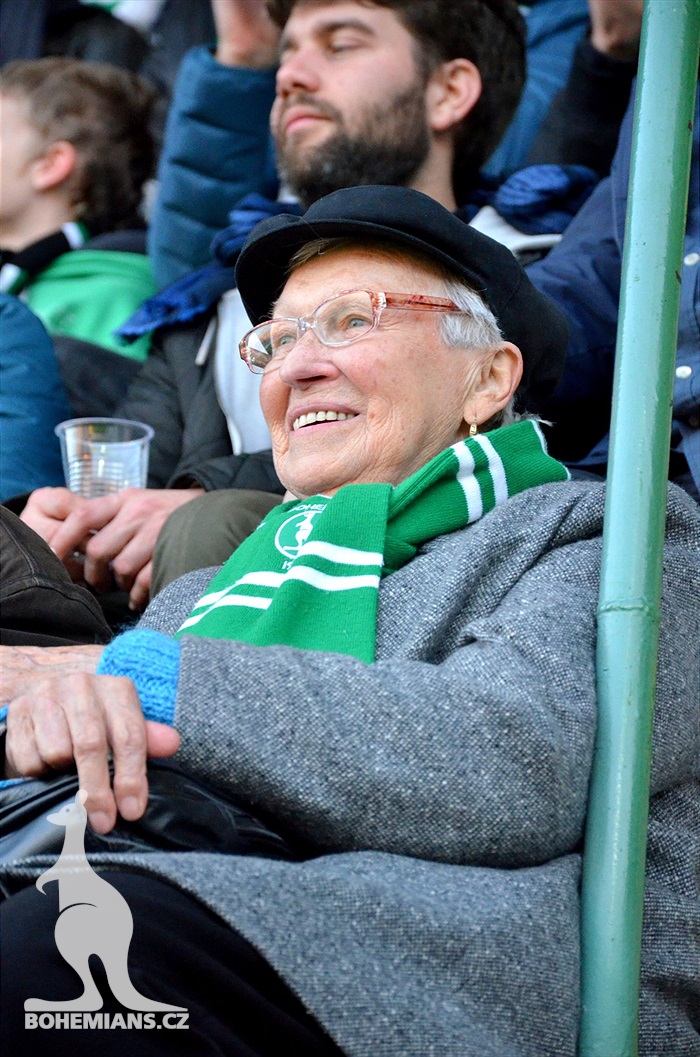 Bohemians - Plzeň 5:2, dění na tribunách