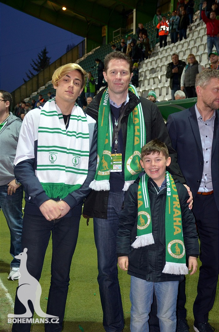Bohemians - Plzeň 5:2, dění na tribunách