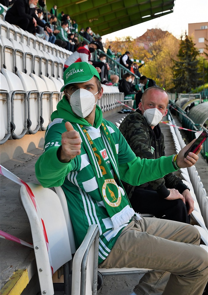 Dění na tribunách: Bohemians - Liberec
