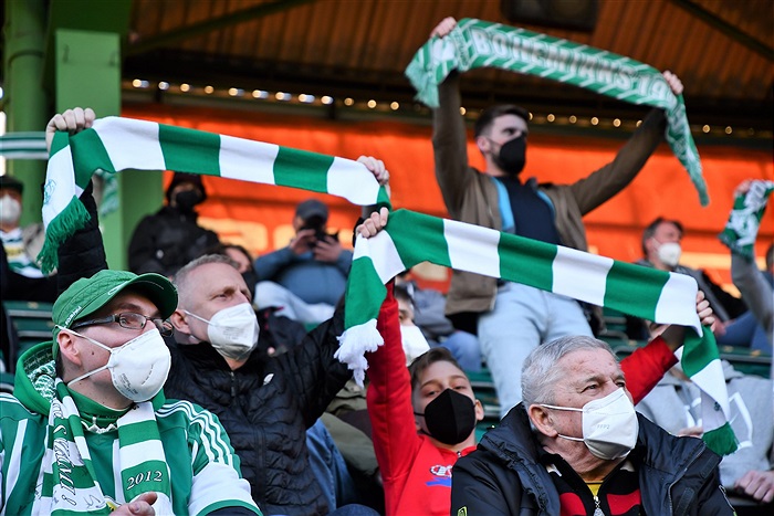 Dění na tribunách: Bohemians - Liberec
