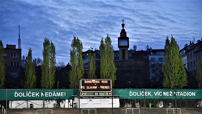 Dění na tribunách: Bohemians - Liberec