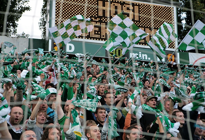 Děkovačka po utkání.