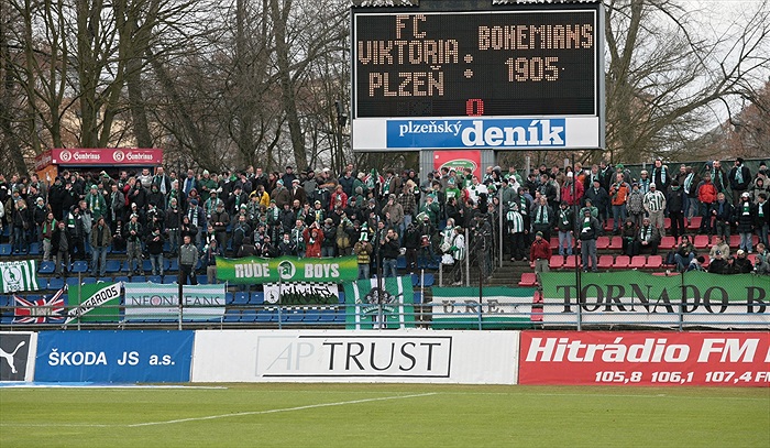 Kotel Bohemky před zápasem