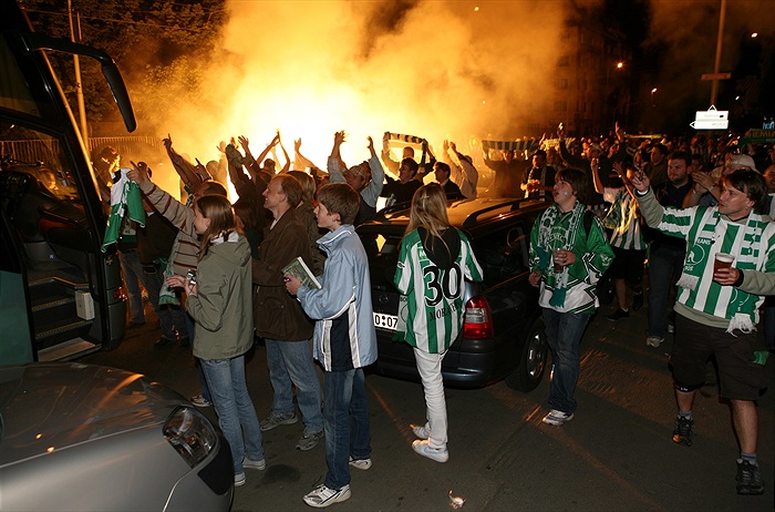 Příjezd do Vršovic byl hodně bouřlivý.
