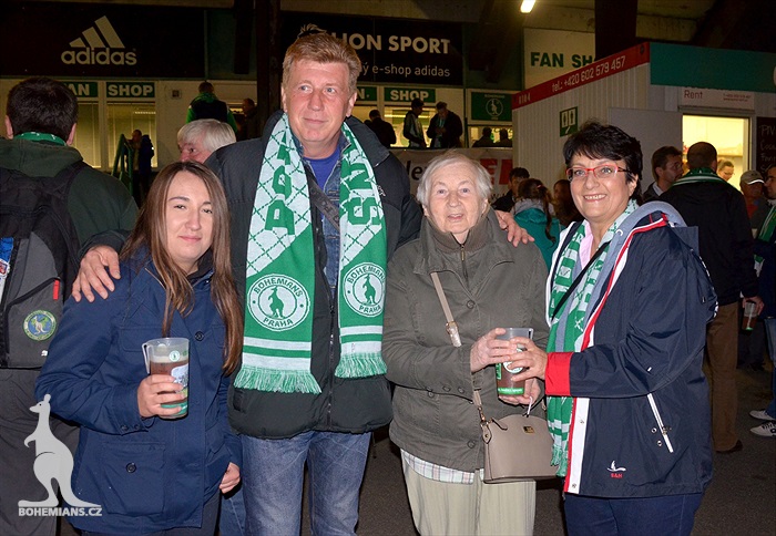 Dění na tribunách: Bohemians - Baník Ostrava