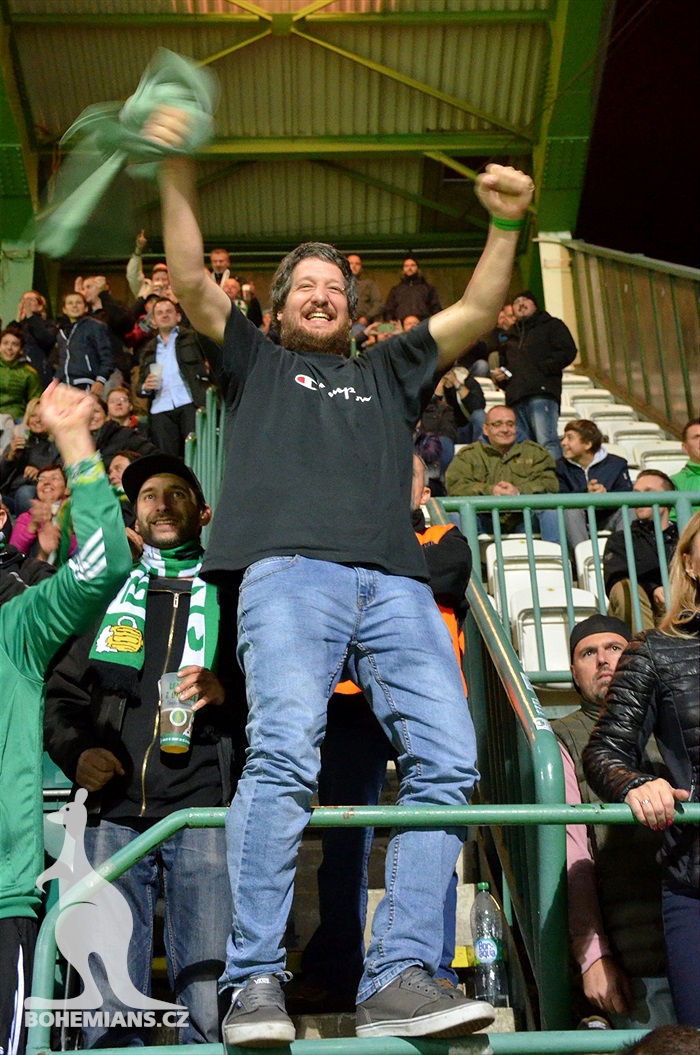 Dění na tribunách: Bohemians - Baník Ostrava