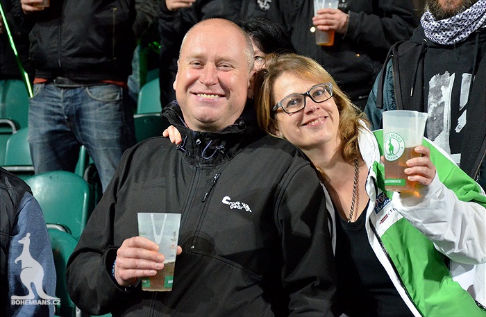 Dění na tribunách: Bohemians - Baník Ostrava