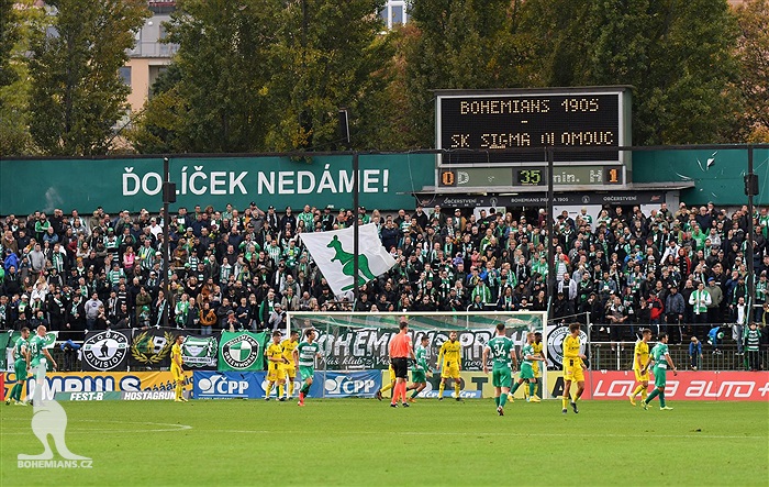 Bohemians - Olomouc 1:1 (0:1)