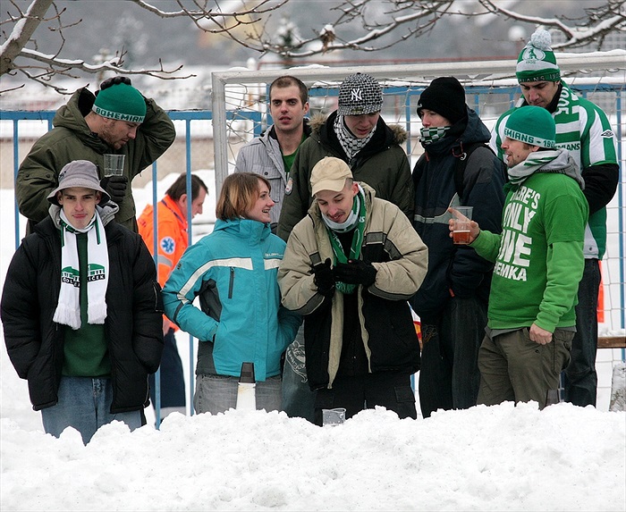 Do zasněženého Edenu si našli cestu nejvěrnější fanoušci, děkovačka