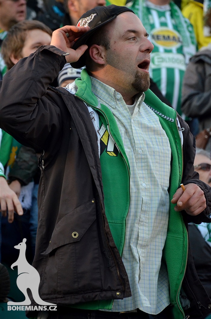 Dění na tribunách: Bohemians - Plzeň