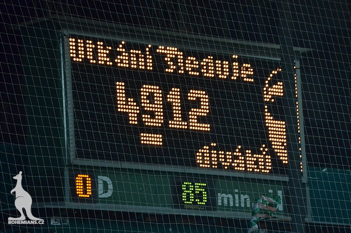 Dění na tribunách: Bohemians - Plzeň