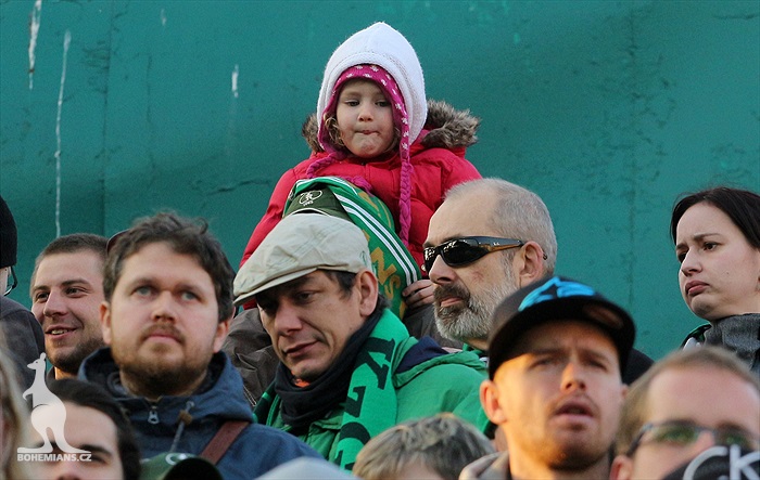 Dění na tribunách: Bohemians - Plzeň