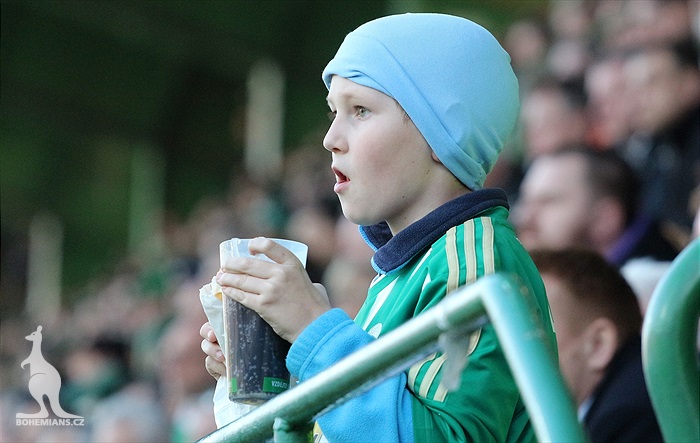 Dění na tribunách: Bohemians - Plzeň