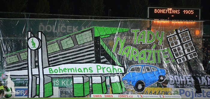 DĚNÍ NA TRIBUNÁCH: Bohemians - Boleslav