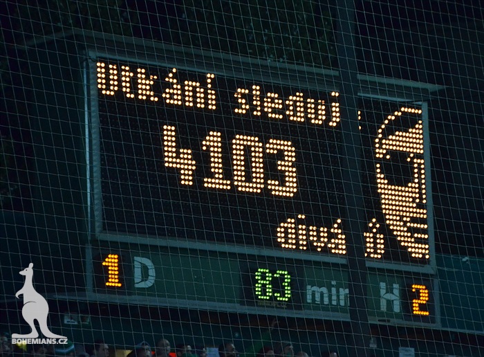 DĚNÍ NA TRIBUNÁCH: Bohemians - Boleslav