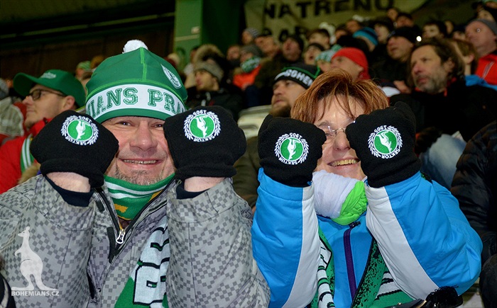 Dění na tribunách: Bohemians - Zbrojovka