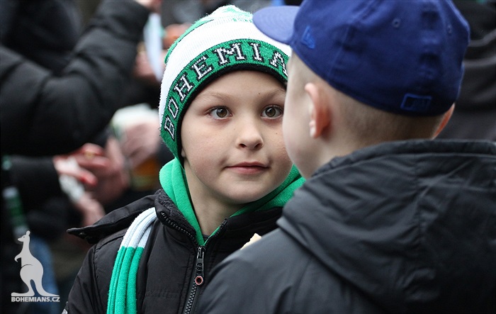 Dění na tribunách: Bohemians - Dukla