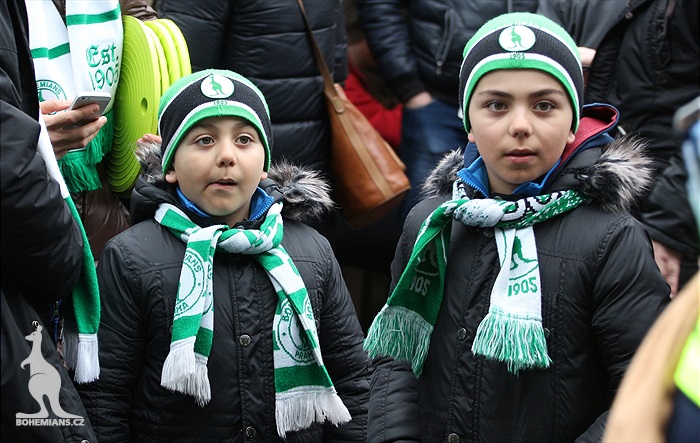Dění na tribunách: Bohemians - Dukla