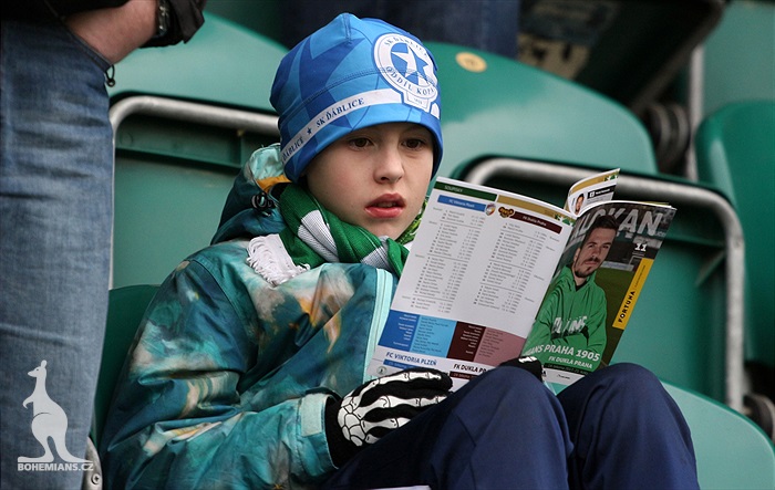 Dění na tribunách: Bohemians - Dukla