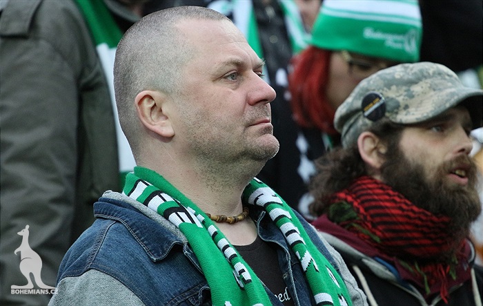 Dění na tribunách: Bohemians - Dukla