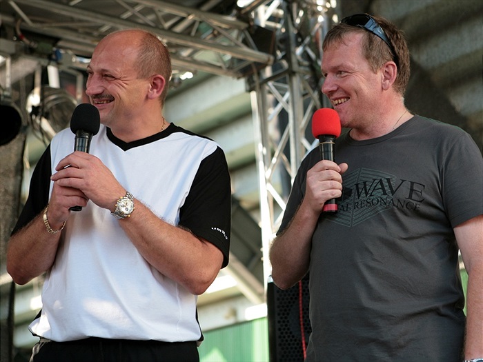 Nový masér Míra Šimeček.