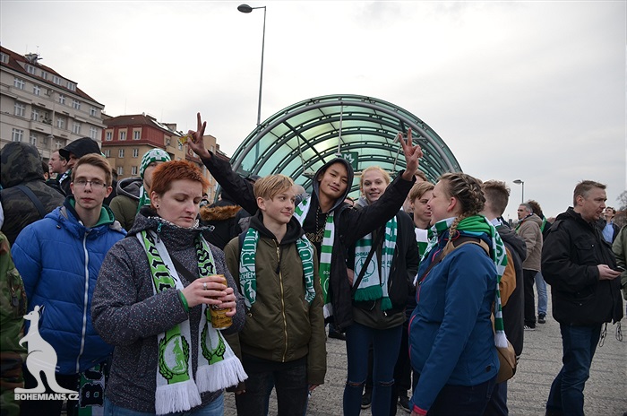 Dění na tribunách: Sparta - Bohemians