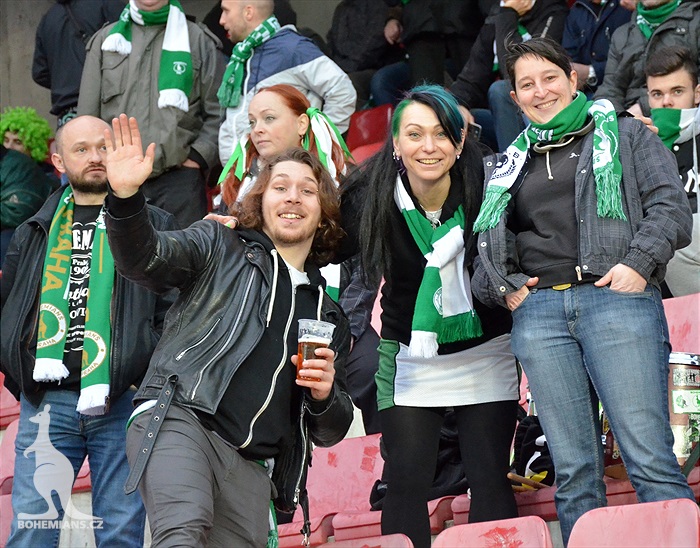 Dění na tribunách: Sparta - Bohemians
