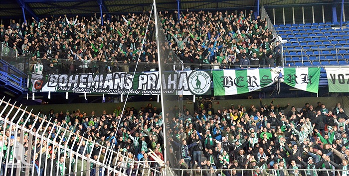 Dění na tribunách: Sparta - Bohemians