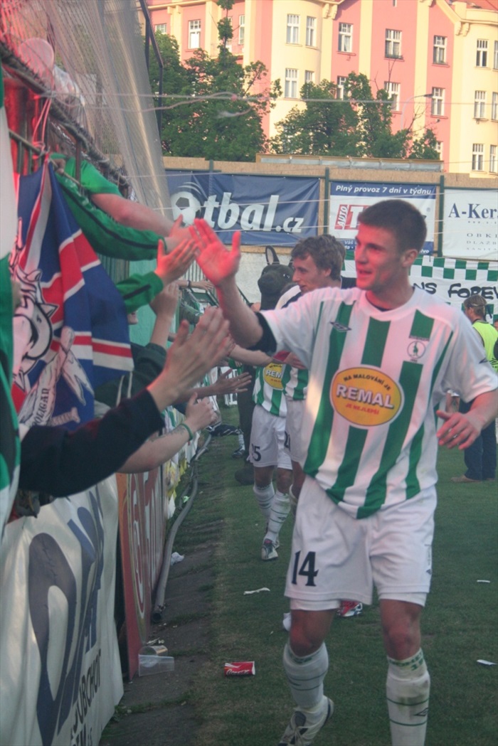 Lukáš Marek při děkovačce.